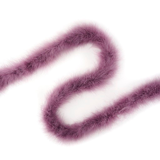 [5-H18--AMT] Marabou Boa Medium Weight   2yd --Amethyst