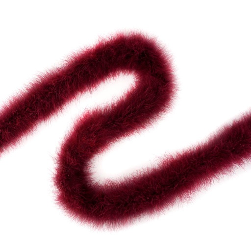 [5-H18--BU] Marabou Boa Medium Weight   2yd --Burgundy