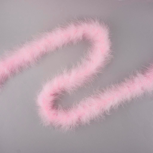 [5-H18--CP] Marabou Boa Medium Weight   2yd --Candy Pink