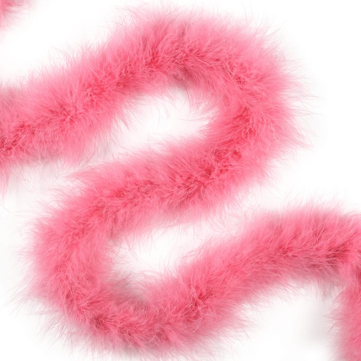 [5-H18--CO] Marabou Boa Medium Weight   2yd --Coral
