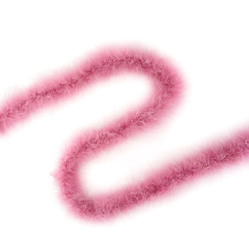 [5-H18--DRE] Marabou Boa Medium Weight   2yd --Dusty Rose