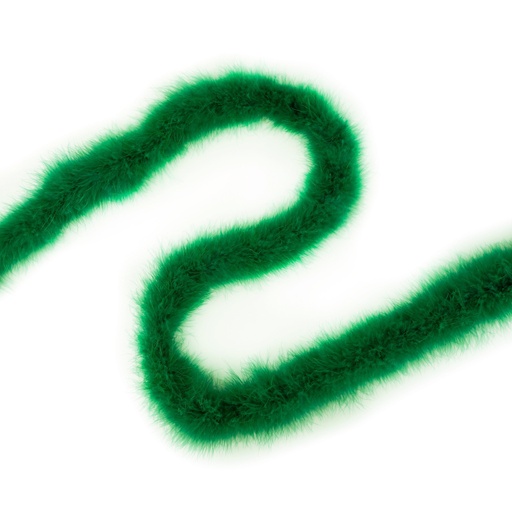 [5-H18--FGN] Marabou Boa Medium Weight   2yd --Forest Green