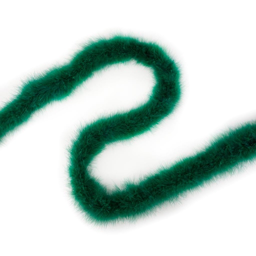 [5-H18--HG] Marabou Boa Medium Weight   2yd --Hunter Green