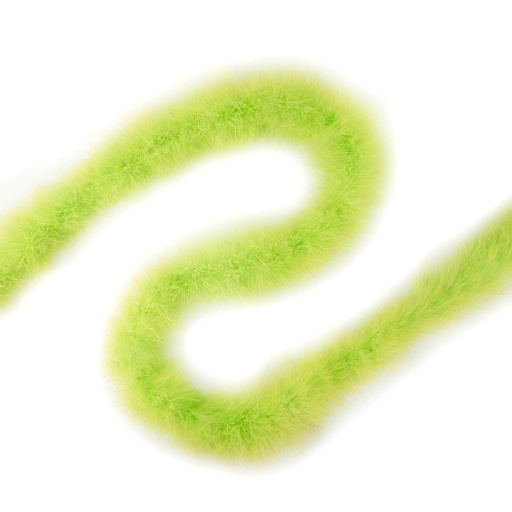 [5-H18--LM] Marabou Boa Medium Weight   2yd --Lime