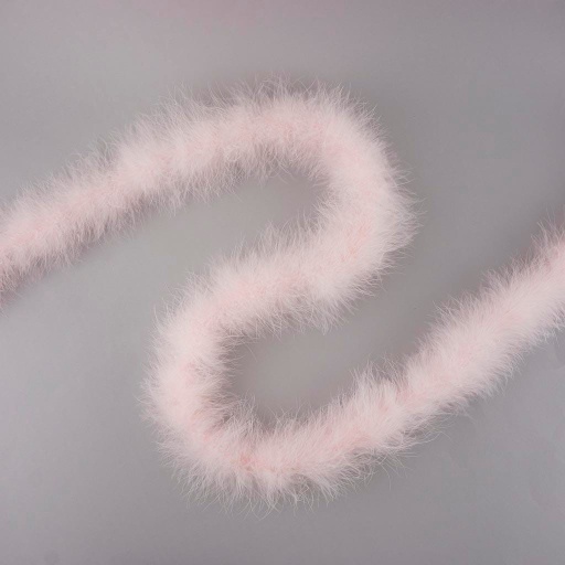[5-H18--LP] Marabou Boa Medium Weight   2yd --Light Pink