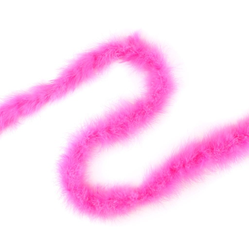 [5-H18--PO] Marabou Boa Medium Weight   2yd --Pink Orient