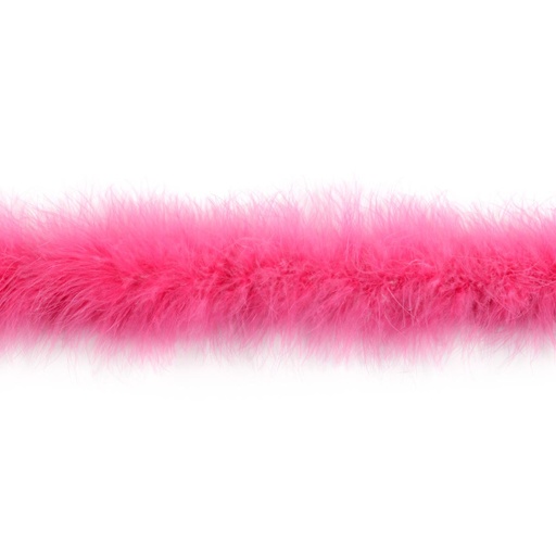 [5-H18--RBS] Marabou Boa Medium Weight   2yd --Raspberry Sorbet