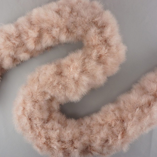[5-SMB40--CHP] Marilyn Marabou Boa 4-6 inch Diameter   2yd --Champagne