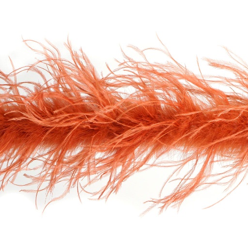 [5-TWOPLY--CN] Ostrich Boa Two Ply 2yd --Cinnamon