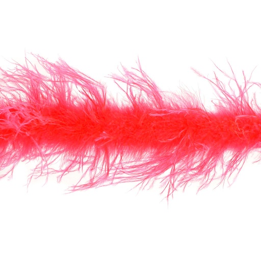 [5-TWOPLY--CO] Ostrich Boa Two Ply 2yd --Coral