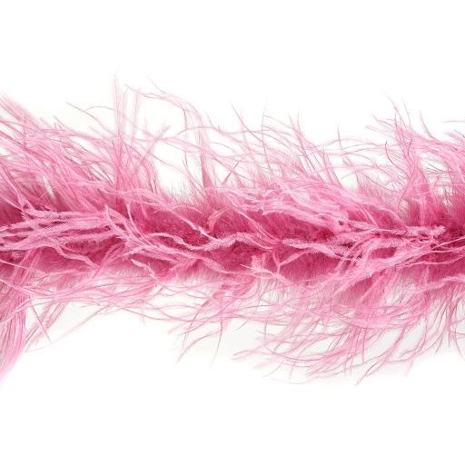 [5-TWOPLY--DRE] Ostrich Boa Two Ply 2yd --Dusty Rose
