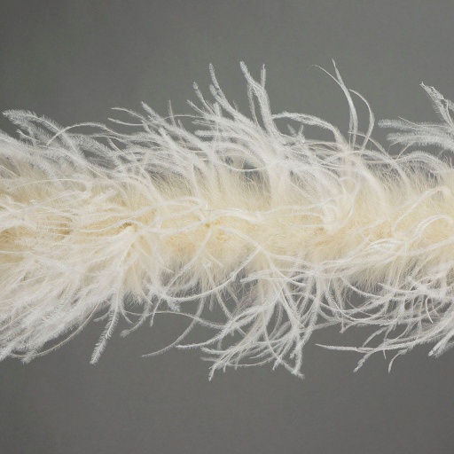 [5-TWOPLY--IV] Ostrich Boa Two Ply 2yd --Ivory