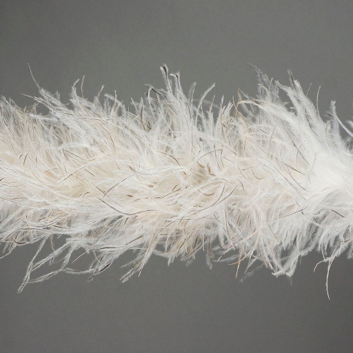 [5-TWOPLY--N] Ostrich Boa Two Ply 2yd --Natural